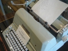 A Cherokee typewritter.